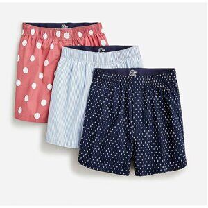 J.Crew Mens $60 3 Pack Boxers Size XS BK213